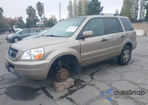 2004 Honda Pilot Ex z USA, uszkodzony, nr VIN 2HKYF18424H500281